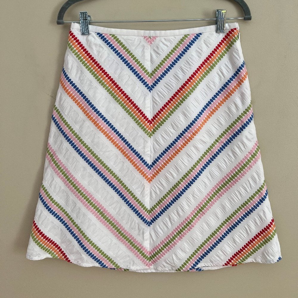 Talbots patterned skirt, size 4P